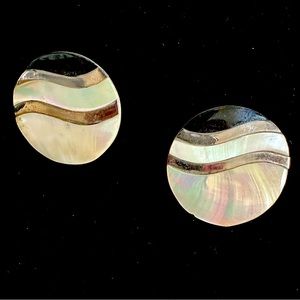 Art Deco styled Clip on Earrings